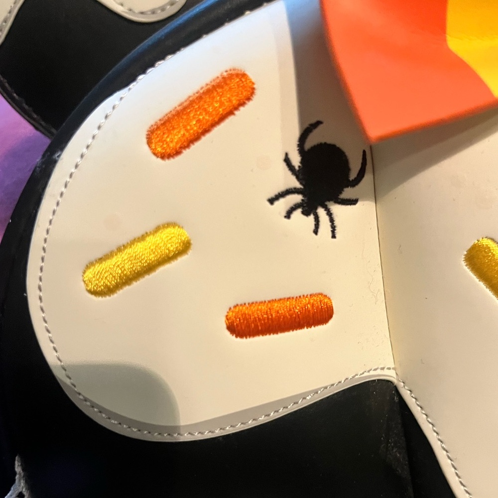Loungefly x Disney Minnie Mouse Candy Corn Cupcake Mini Backpack Glow in Dark - Picture 5 of 11